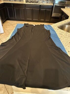 Chico's Black Sleeveless Maxi Dress
